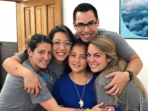 Dr. Brandon Wong DDS, friends, and family with Ecuadorian student