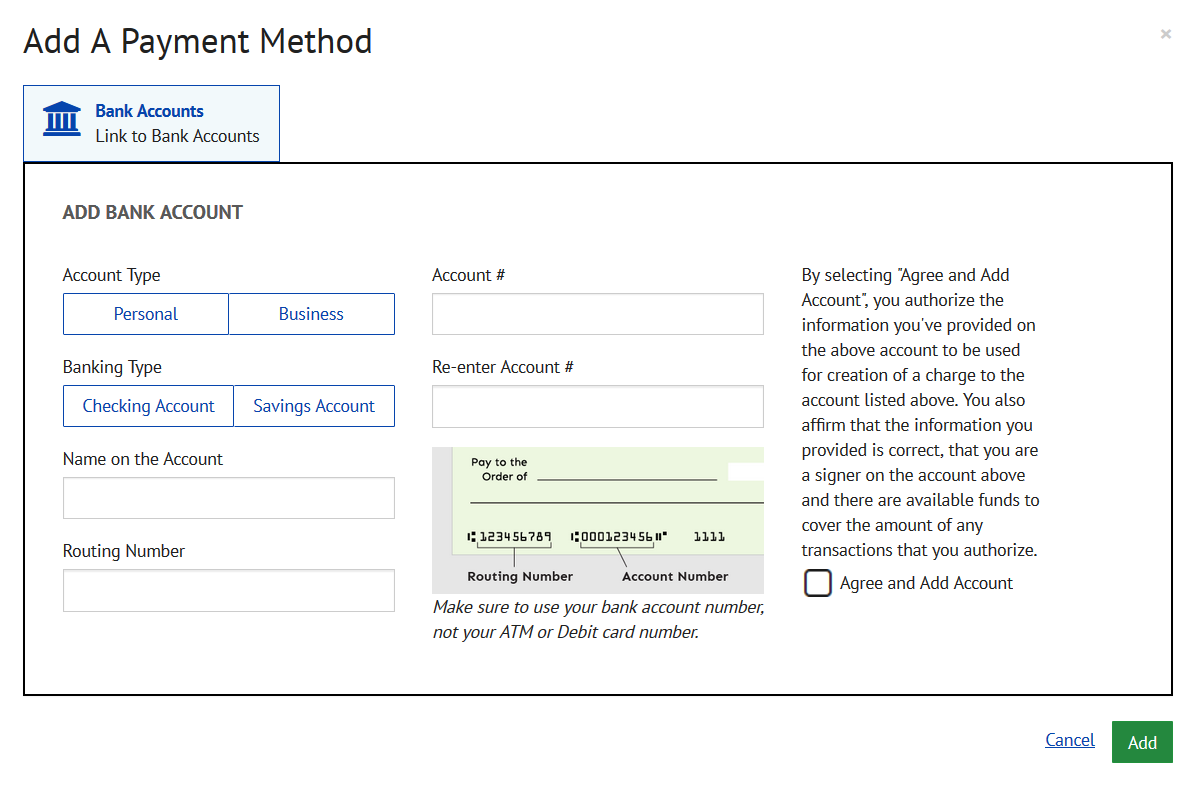 Online Bill Pay Bank Account Information Virginia Family Dentistry